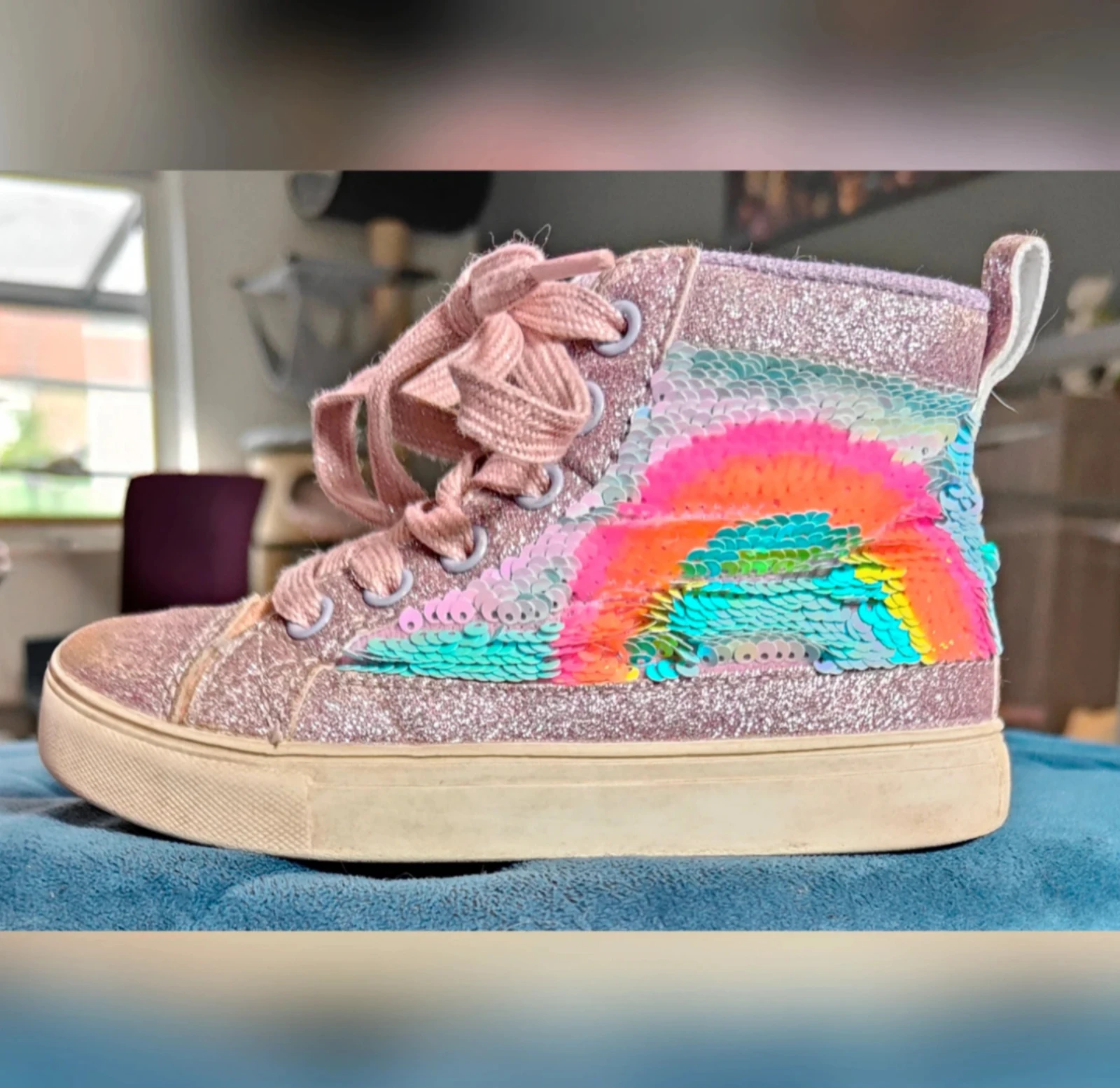 Pink Blue box girls sneakers size 25 – photo 4